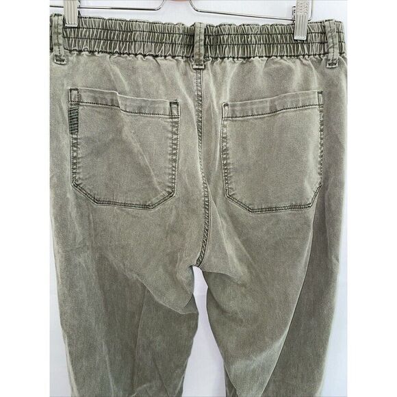 Paige‎ Christy Pant Vintage Coastal Green Drawstring Elastic Cuffed Women 29 - Picture 6 of 6